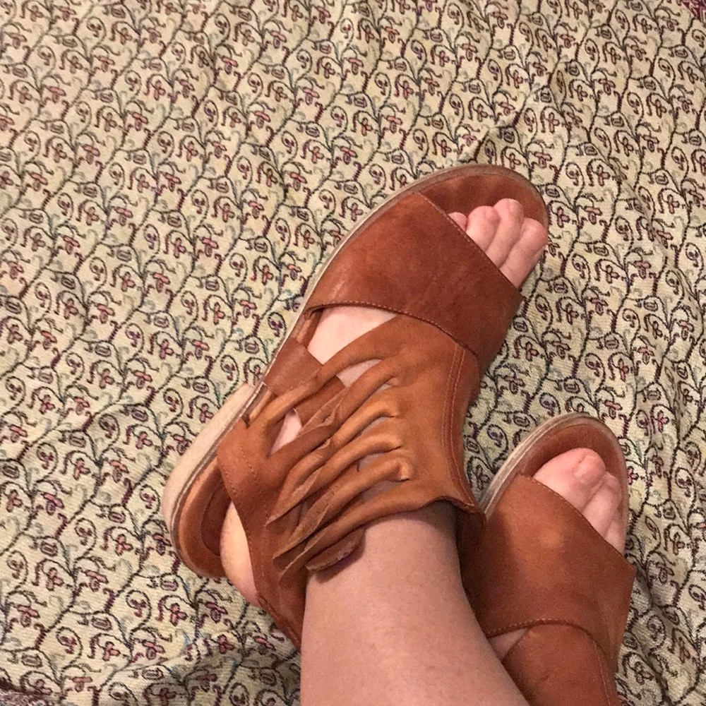 Free People Leather Sandals